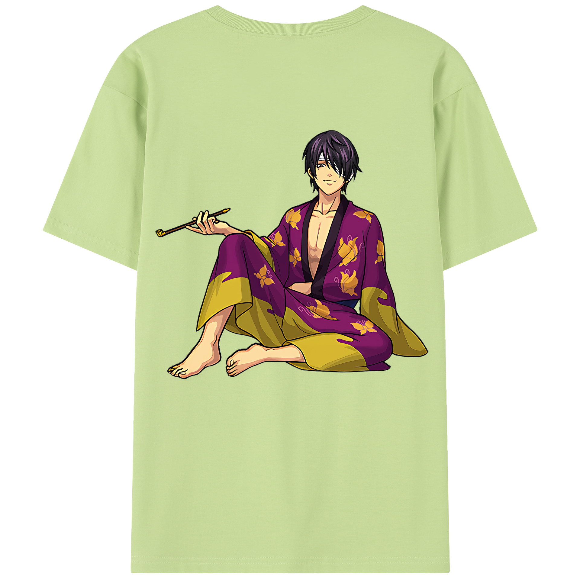 （画像用） ぎんたま 坂田銀時（さかたぎんとき） 神楽 志村新八（しむら しんぱち） GINTAMA Sakata Gintoki Kagura Shimura Shinpachi 綿100％半袖Tシャツ（背面プリント）